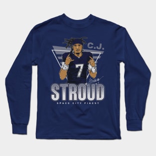 C.J. Stroud Houston Space City Finest Long Sleeve T-Shirt